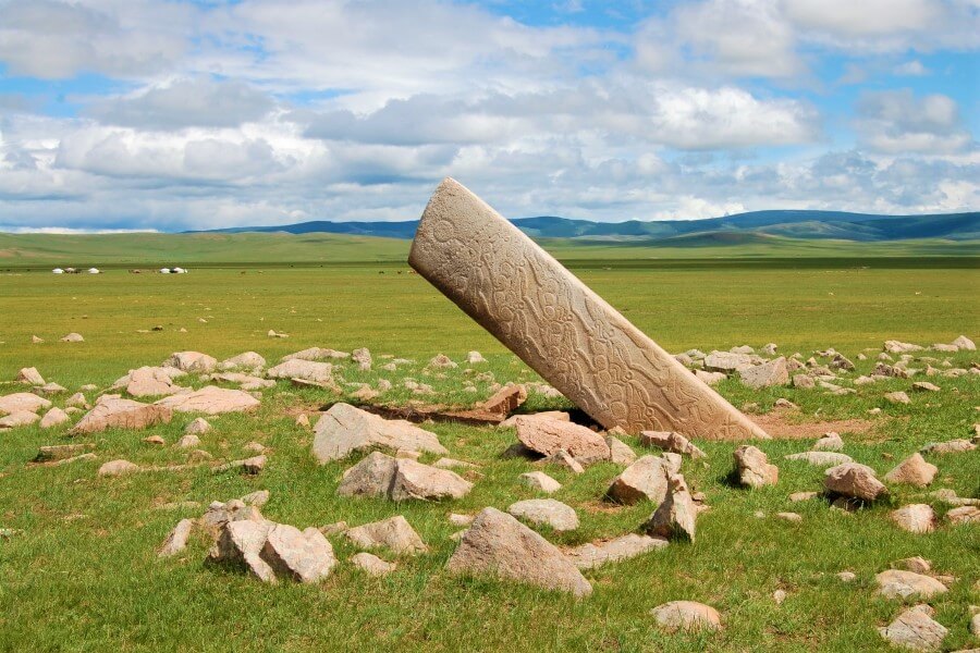 Deer stones in Murun