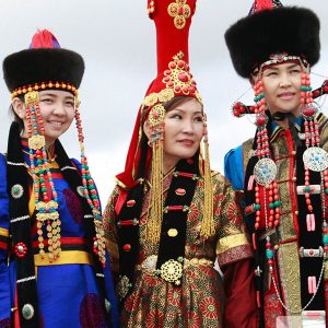 Mongolia traditional costumes