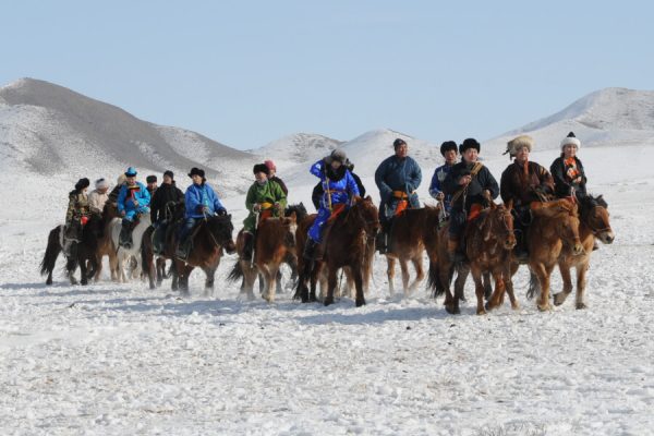 Horse Rodeo Show in Mongolia