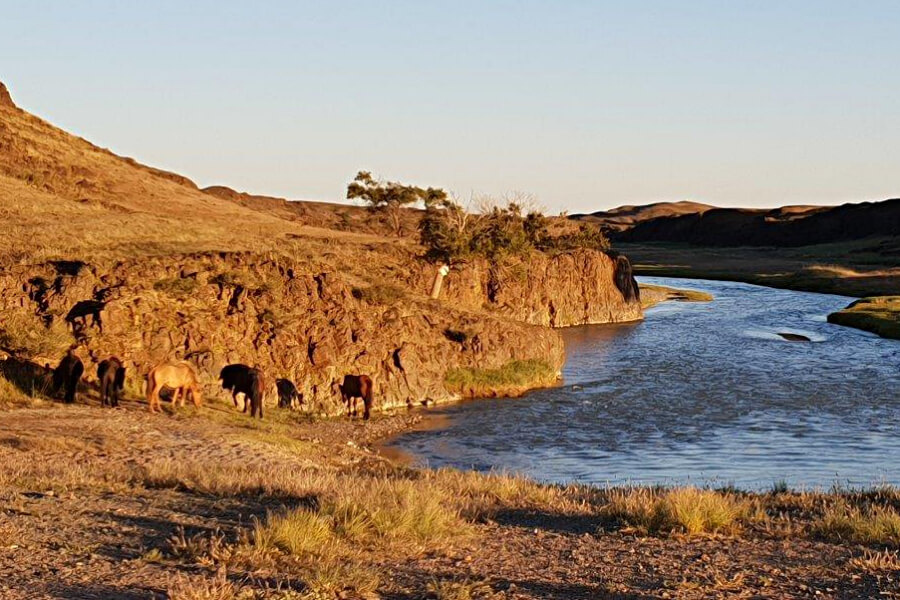 Ongi River in Mongolia