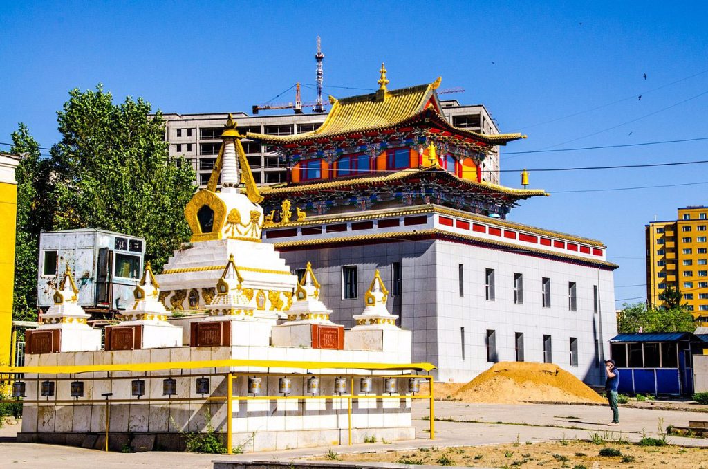 Gandan Monastery Buddhist Temple Complex - Mongolia Adventure Tours