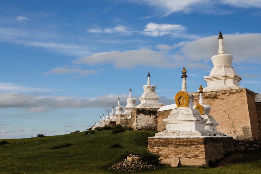 Erdene Zuu Buddhist Monastery - Where visitors can feel peace during Mongolia Adventure tour