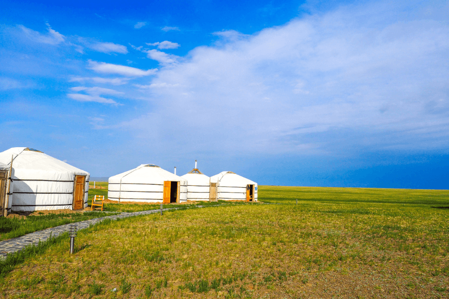 traditional ger camps - safe accommodation for female travellers during Mongolia Tour package (2) (1)