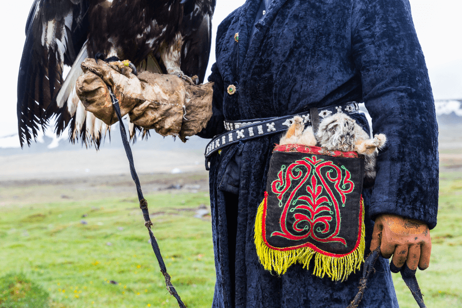 The origin of Golden Eagle Festival in Mongolia
