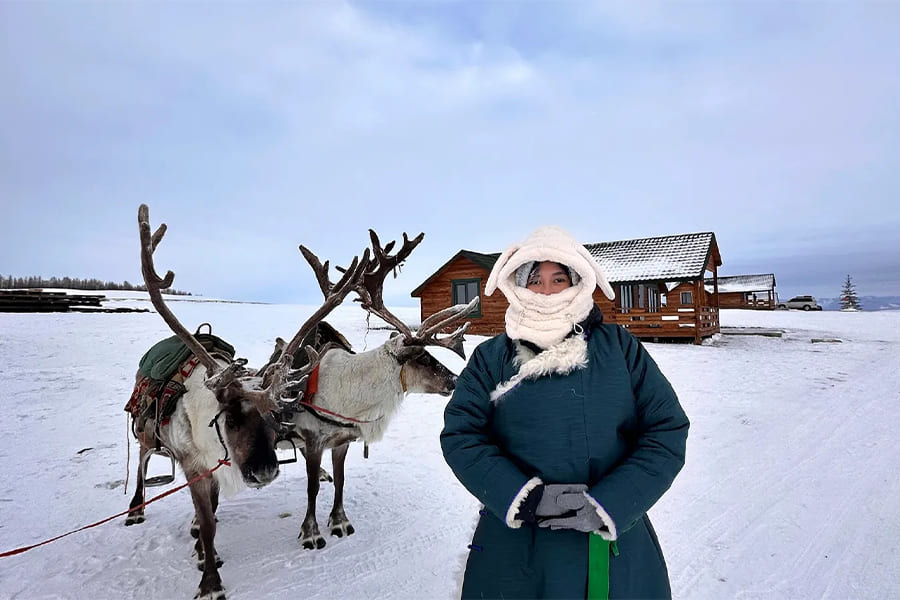 Renchinlkhumbe Town -mongolia reindeer tribe tour
