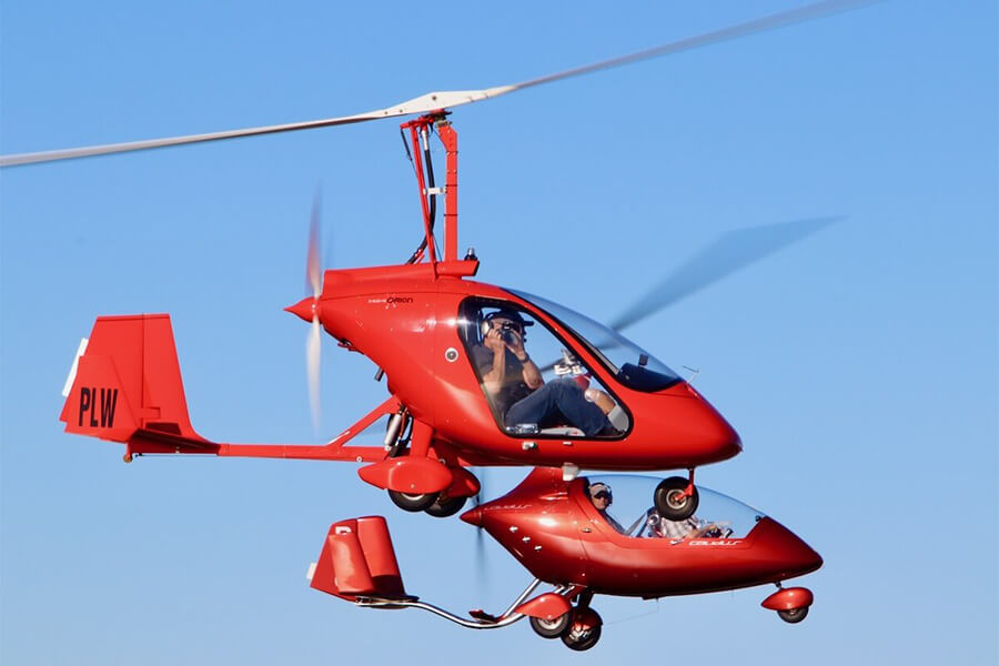 A Gyrocopter Flight Over Mongolia's Scenic Landscapes in mongolia tours