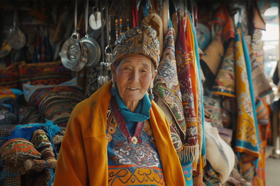 local market in mongolia - 8-day mongolia tours